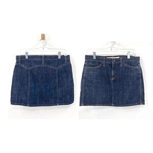 GAP JEANS DENIM MINI SKIRT W/ POCKETS - 6